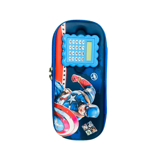 Capt America Calculator Pouch