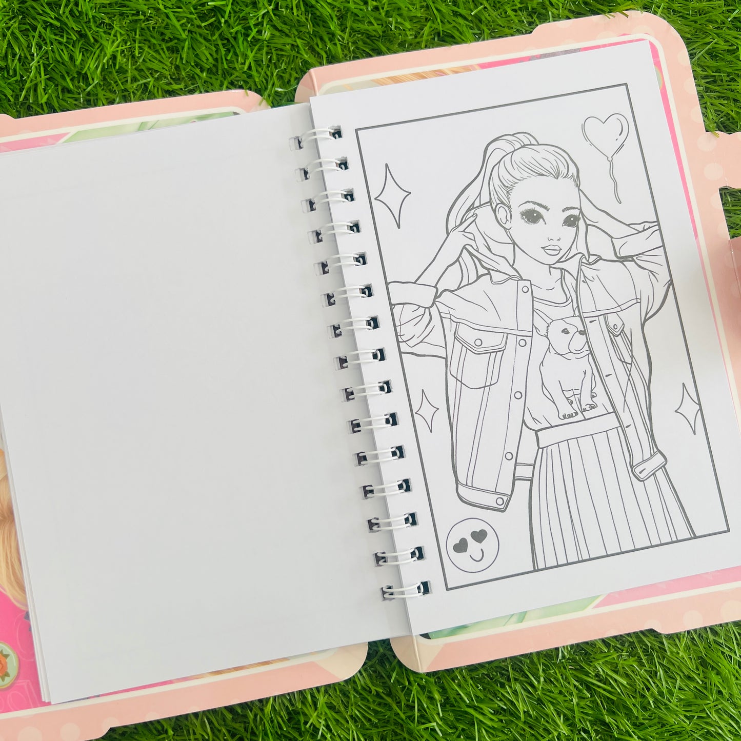 Top Model Coloring Book