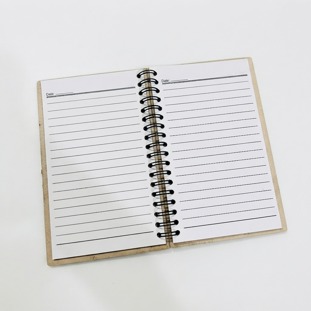 Spiral Wooden Notebook