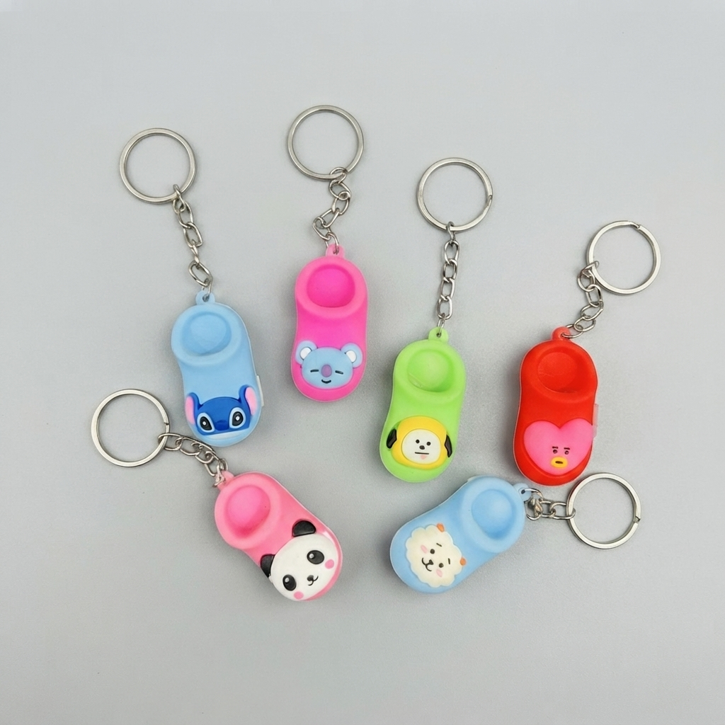 Cute Slipper Keychain