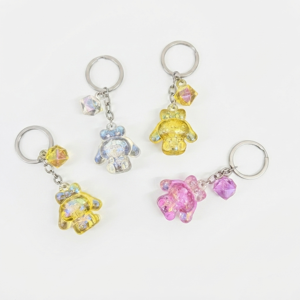 Cinnamoroll Crystal Keychain