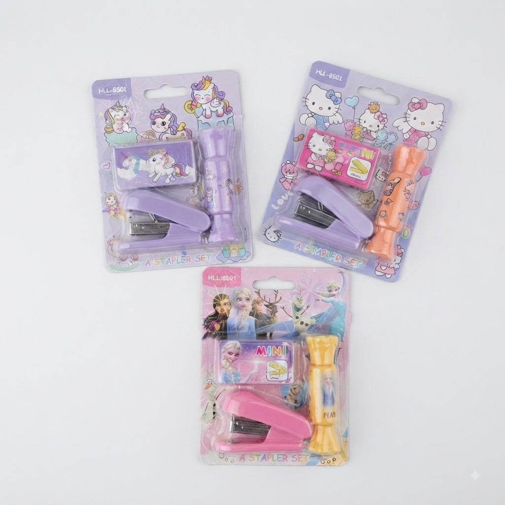 Cute Stapler Set