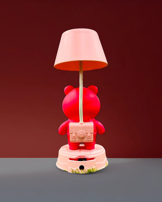 Pink Teddy Lamp