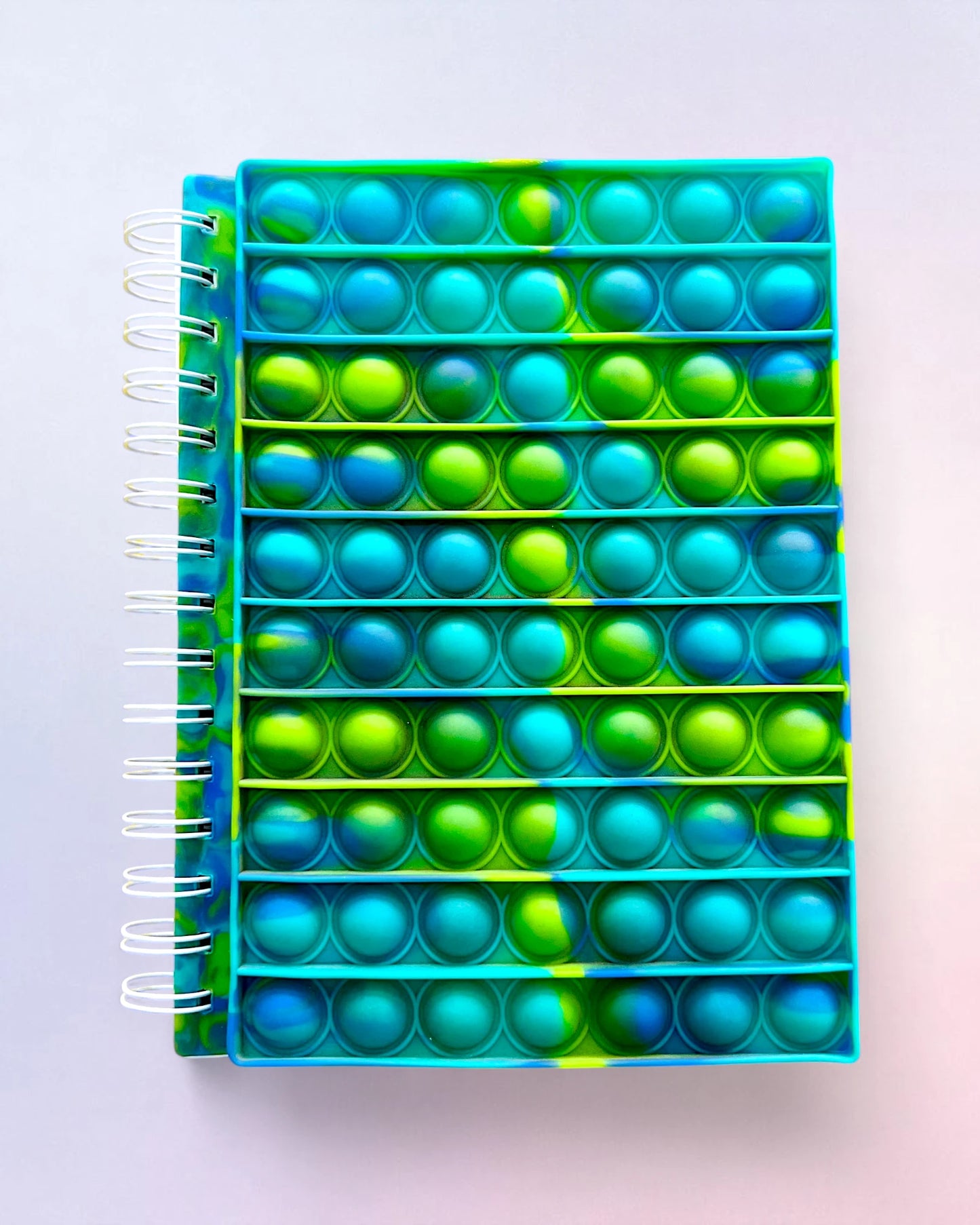 Spiral Pop It Notebook Green