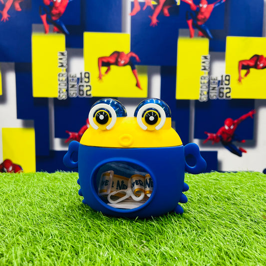 Crab Style Water Bottle Blue & Yellow