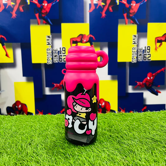 Key Boy Water Bottle Pink
