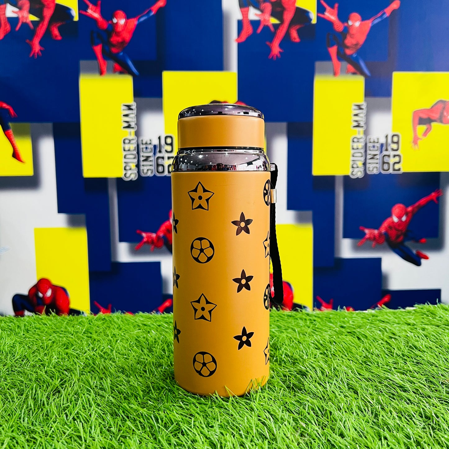 Brown Star Water Bottle