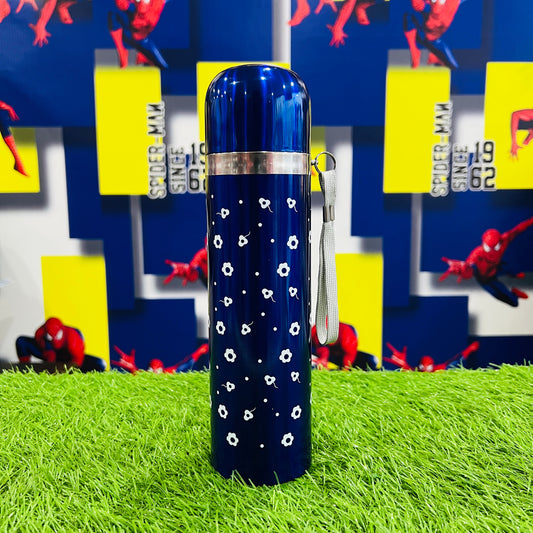 White Flower Water Bottle