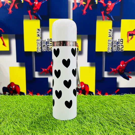 Black Heart Water Bottle