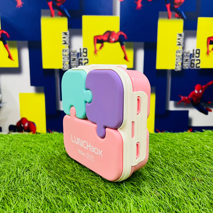 Puzzle Pink Lunch Box