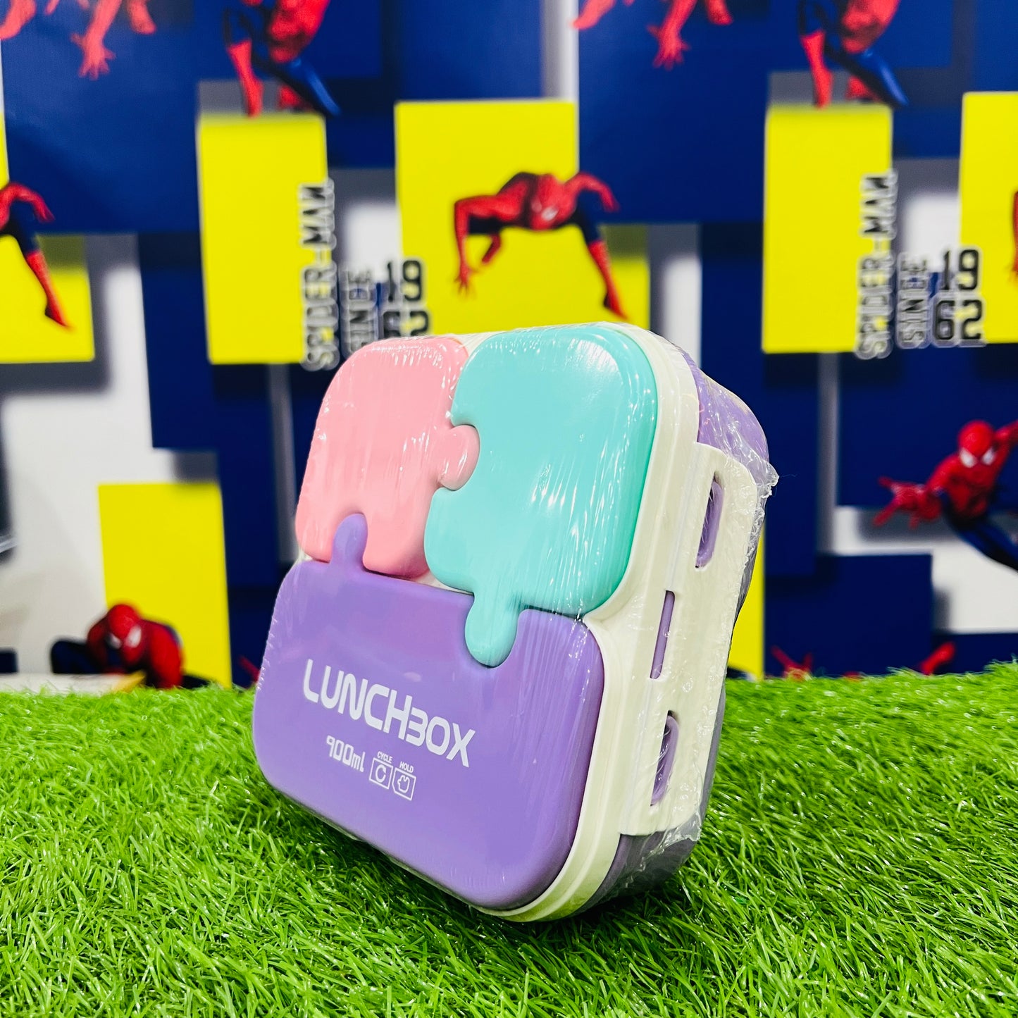 Puzzle Purple Lunch Box