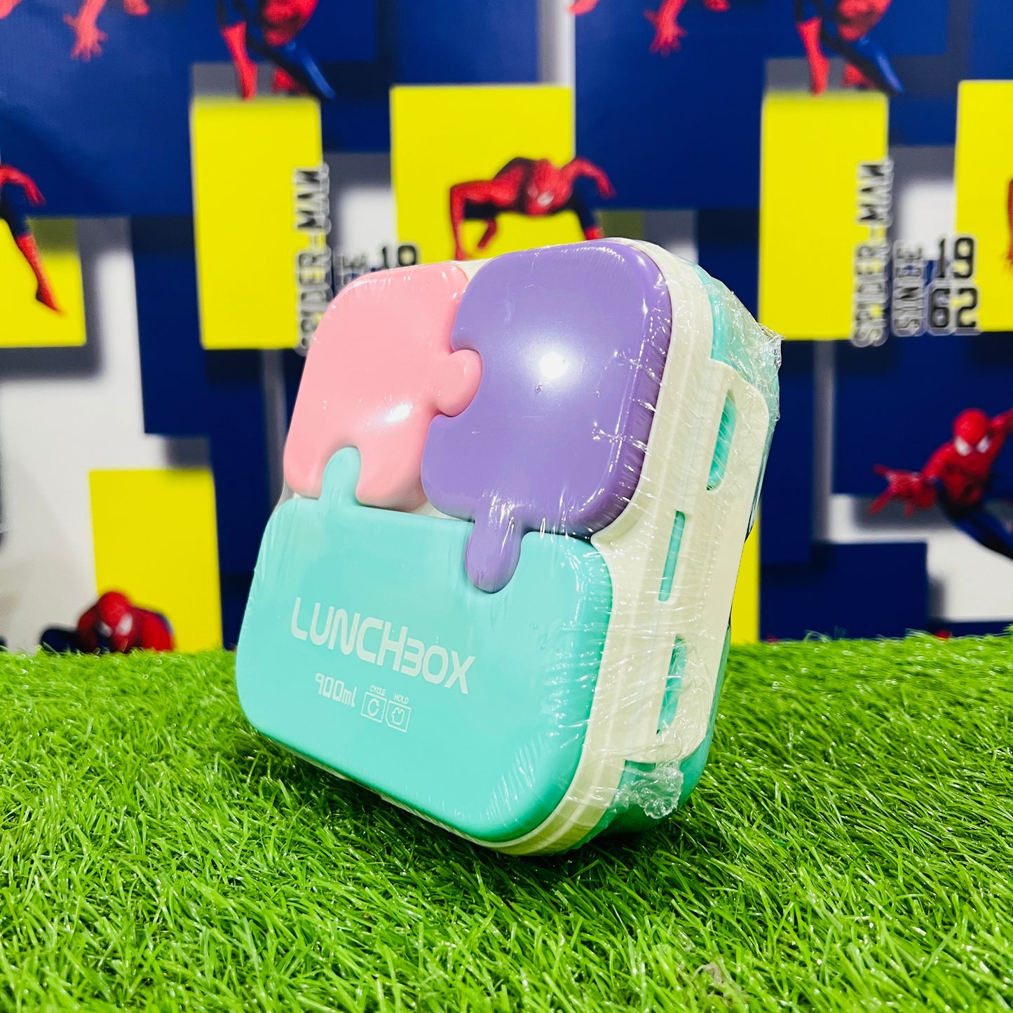 Puzzle  Cyan Lunch Box