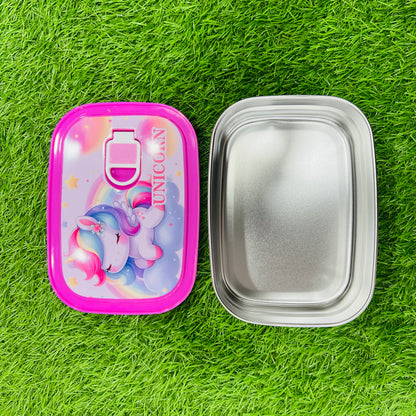 Unicorn Inner Steel Lunch Box