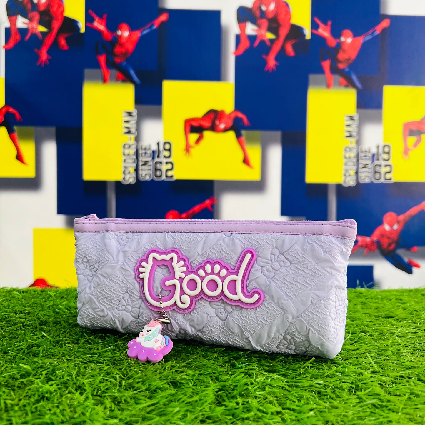 Good Cat Pencil Pouch Purple