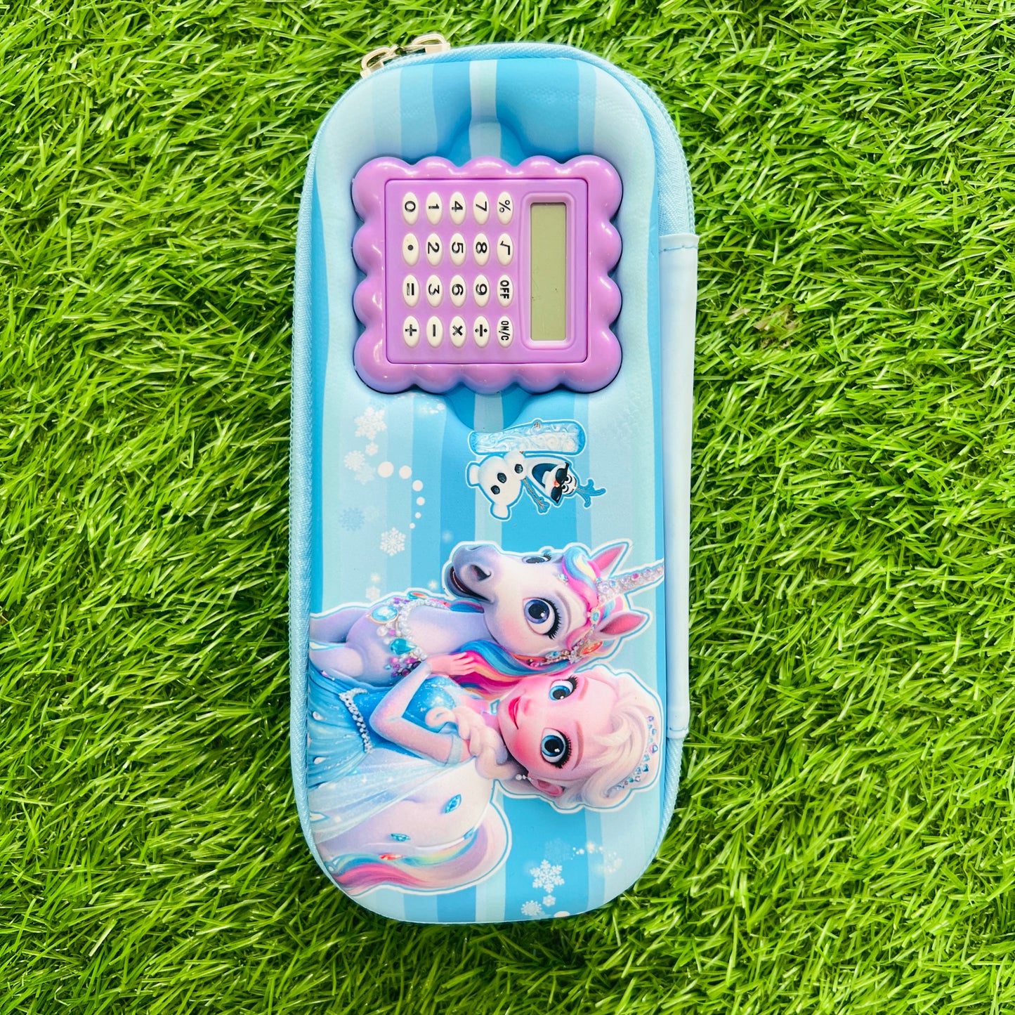 Unicorn Pencil Pouch Blue