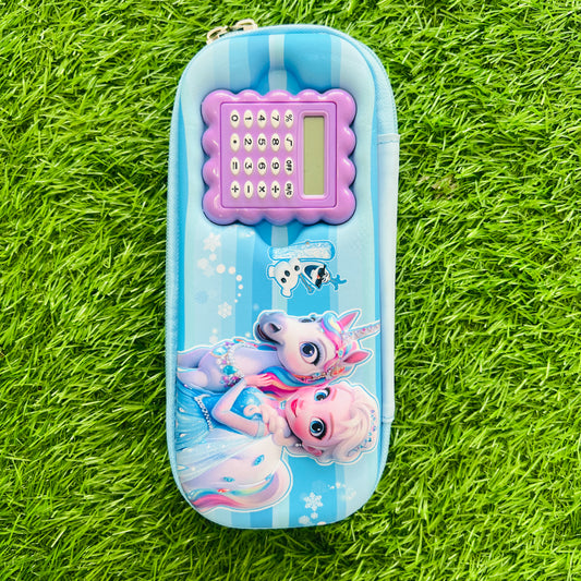 Unicorn Pencil Pouch Blue