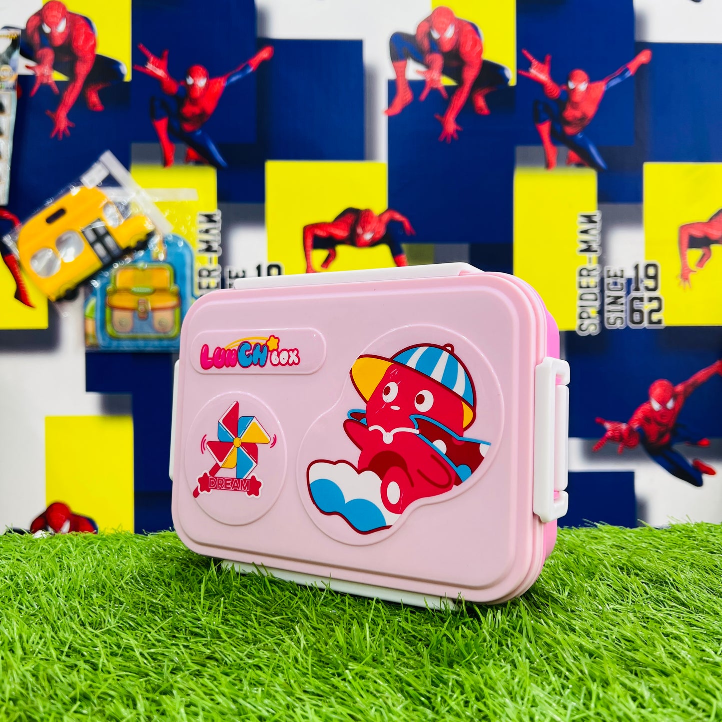 Space Theme Steel Lunch Box