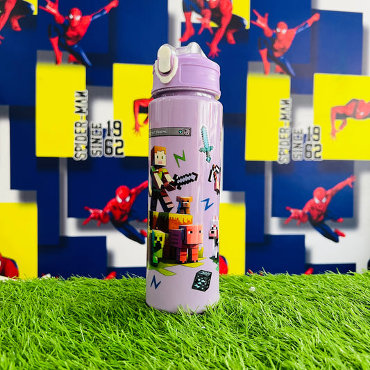 Minecraft Plastic Water Bottle