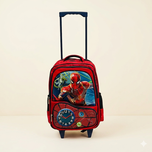 SpiderMan 3D Trolly School Bag