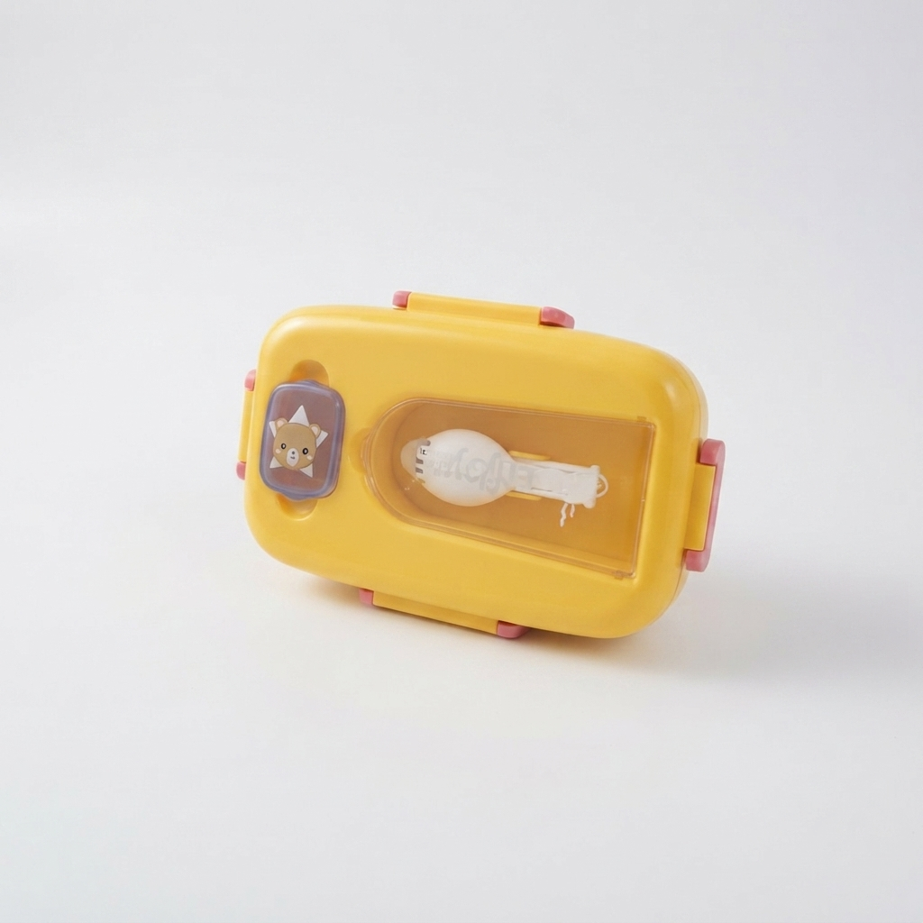 Enjoy Bear Plastic Lunch Box