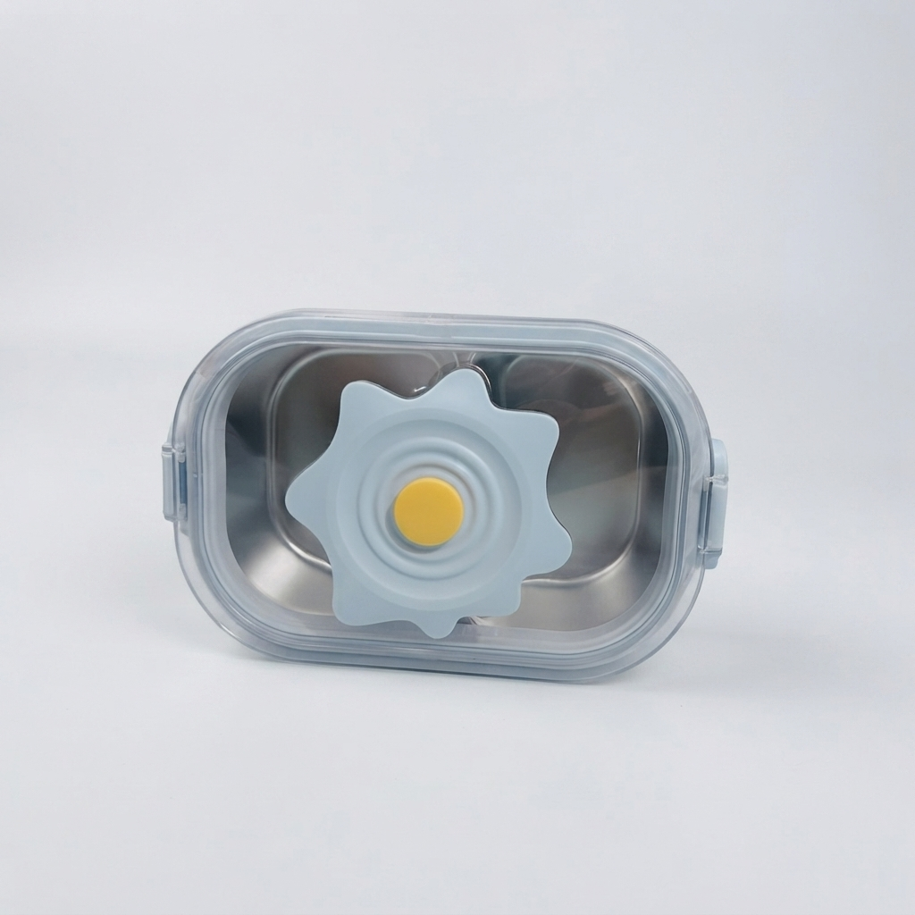 Flower Steel Lunch Box