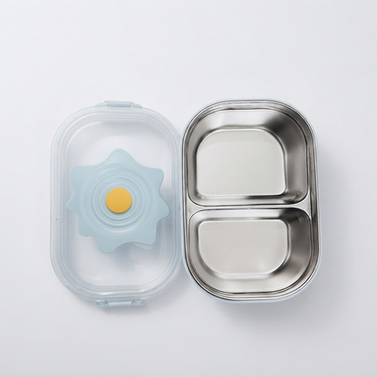 Flower Steel Lunch Box