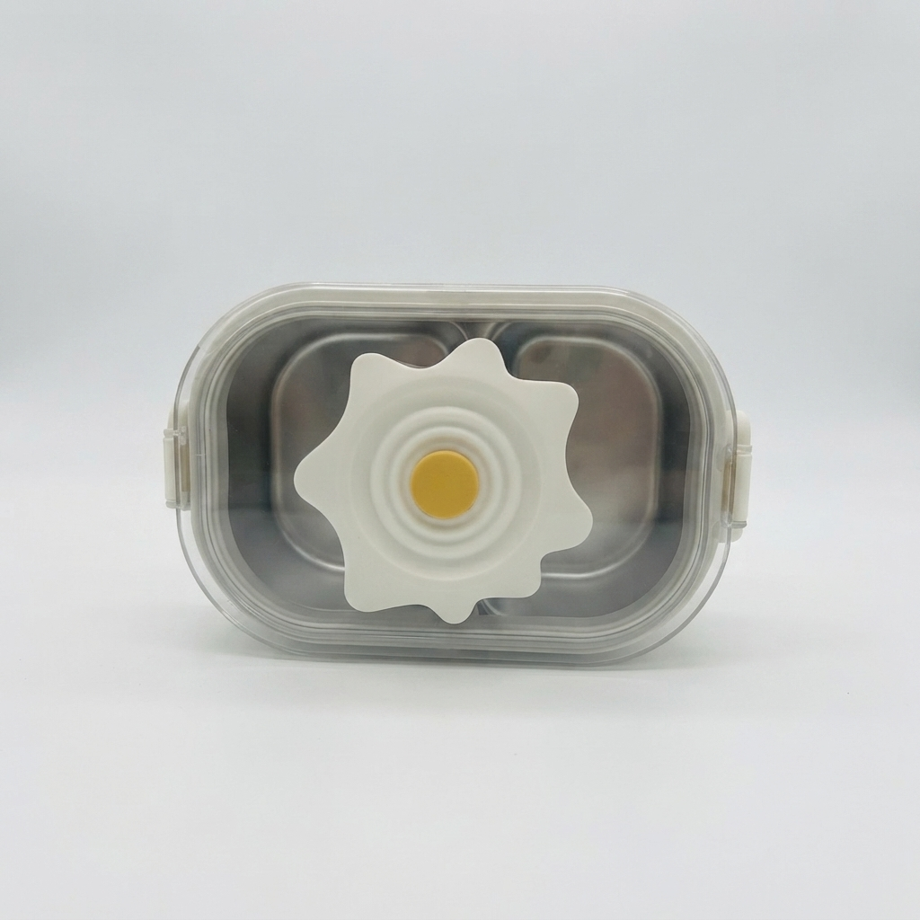 Flower Steel Lunch Box