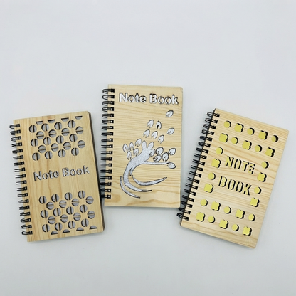 Spiral Wooden Notebook