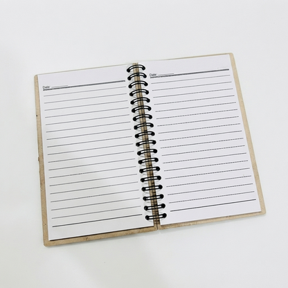 Spiral Wooden Notebook