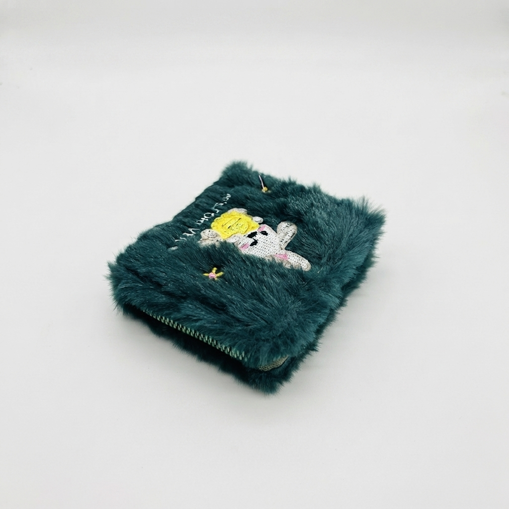 Girls Rabbit Fur Wallet