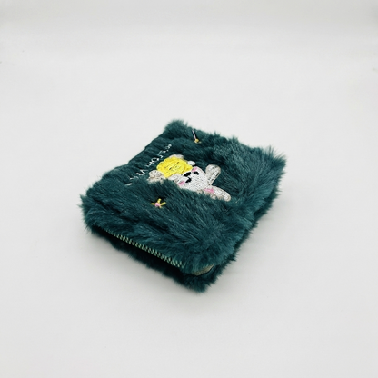 Girls Rabbit Fur Wallet