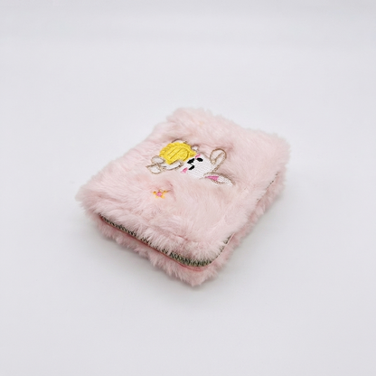 Girls Rabbit Fur Wallet