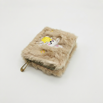 Girls Rabbit Fur Wallet