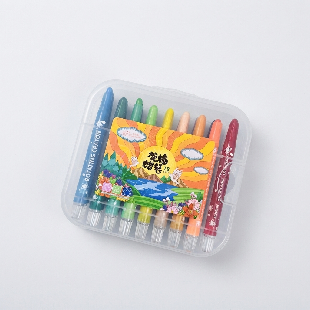 Rotating Crayons