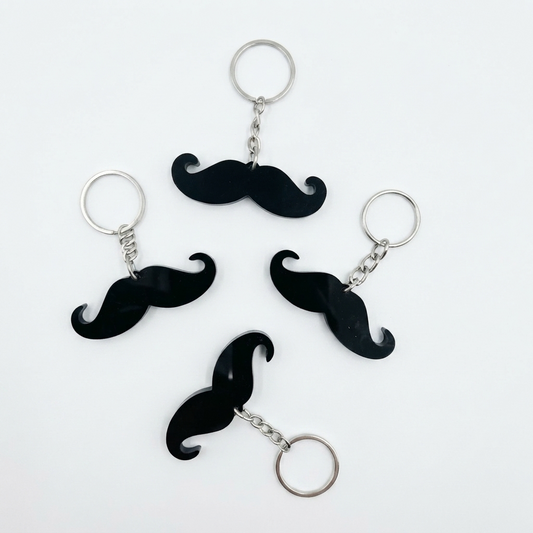 Moustache Keychain