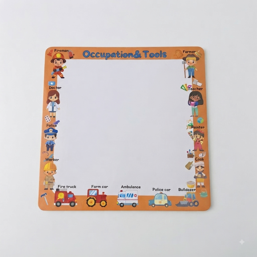 Puzzle With White Board