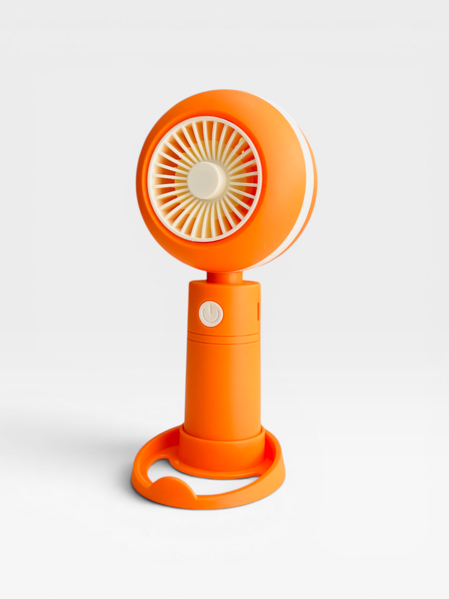 LED Lighting Mini Handheld Portable Fan with Mobile Holder