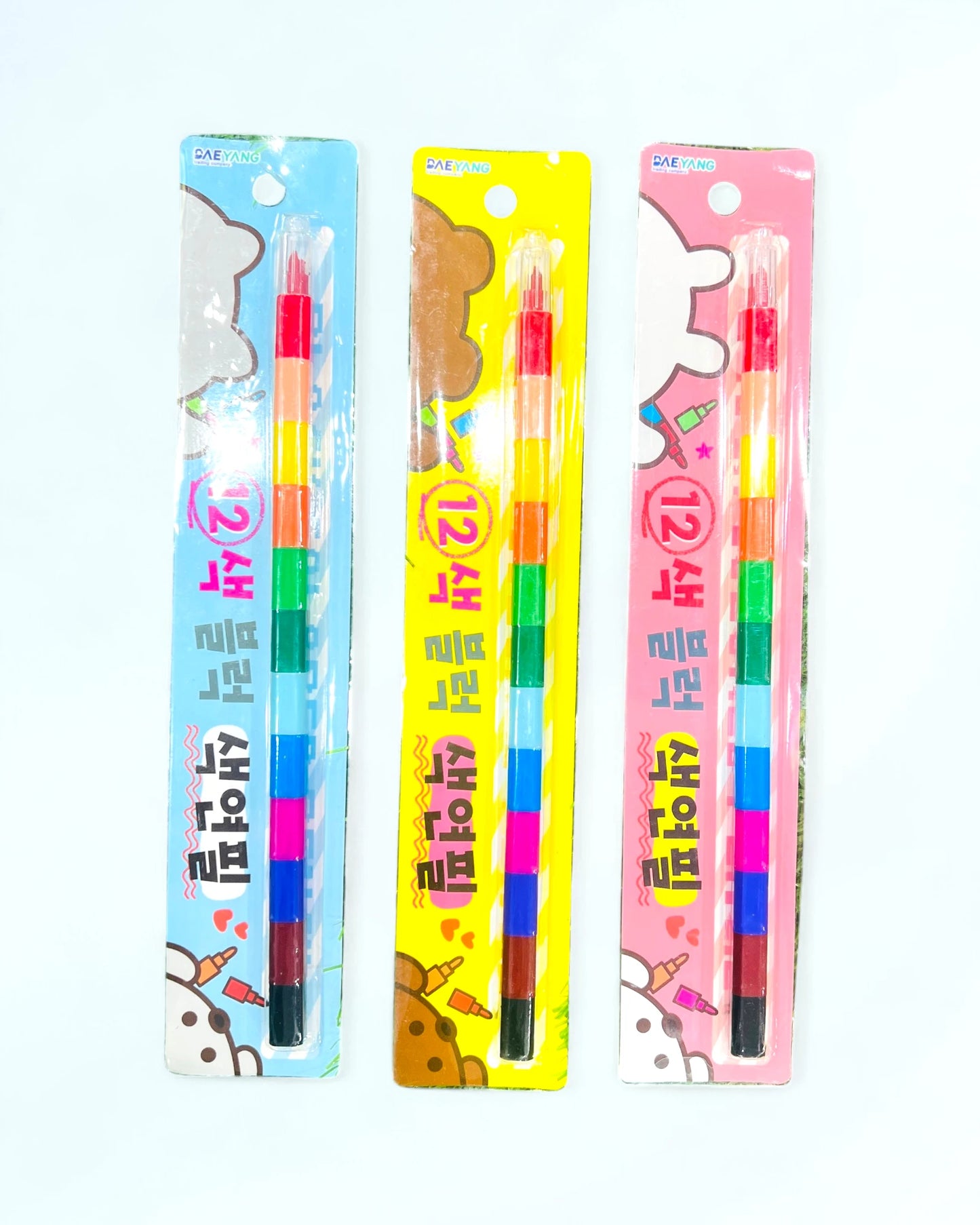 Block Coloured Crayons