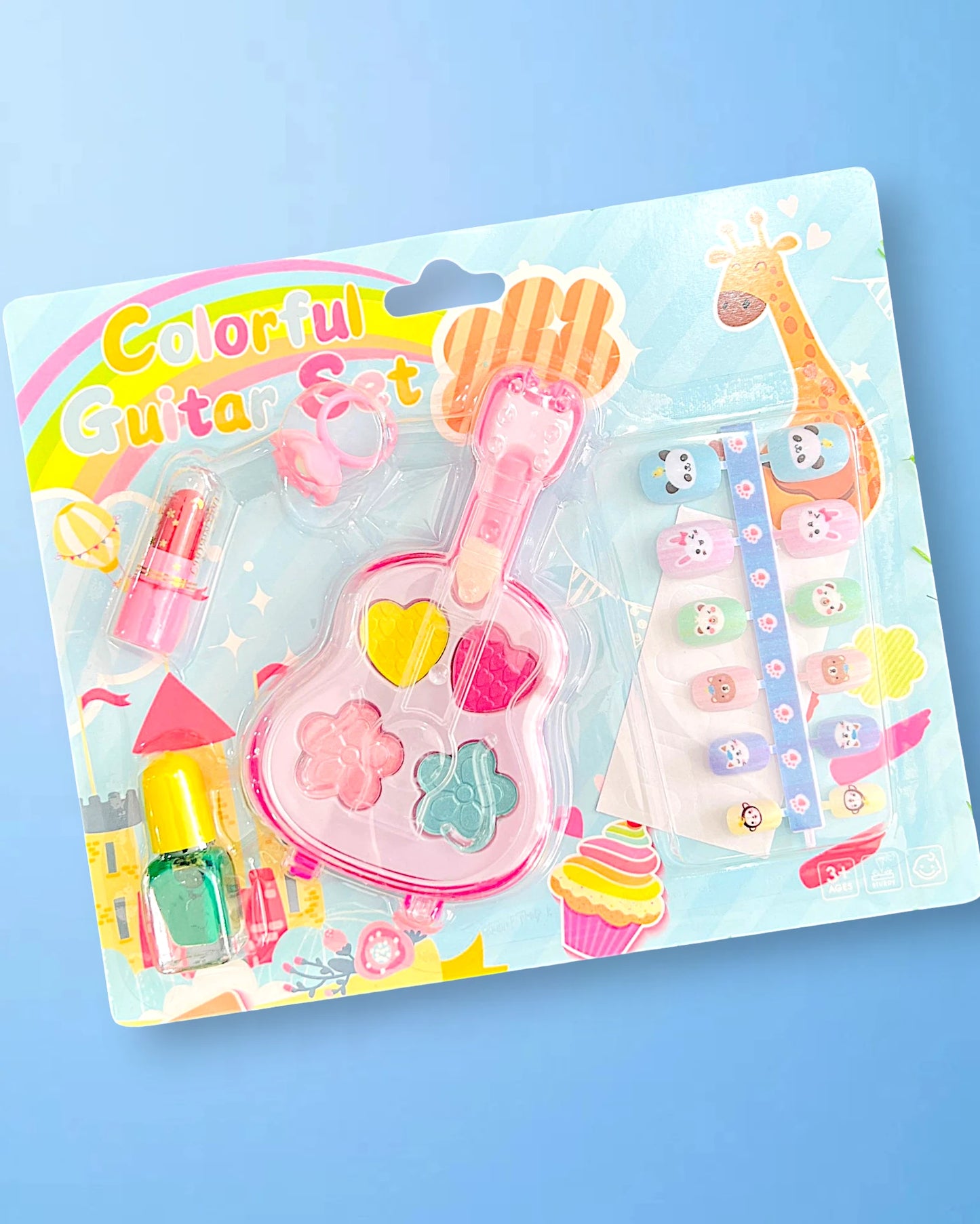 Colorful Guitar Make up Set