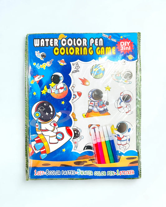 Space Water Coloring Game