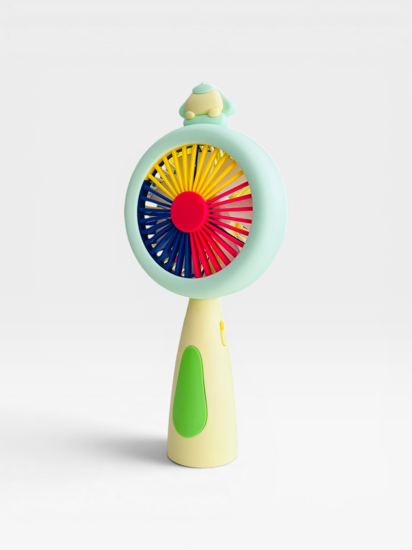 Multi Color Mini Handheld Ring Light Portable Fan